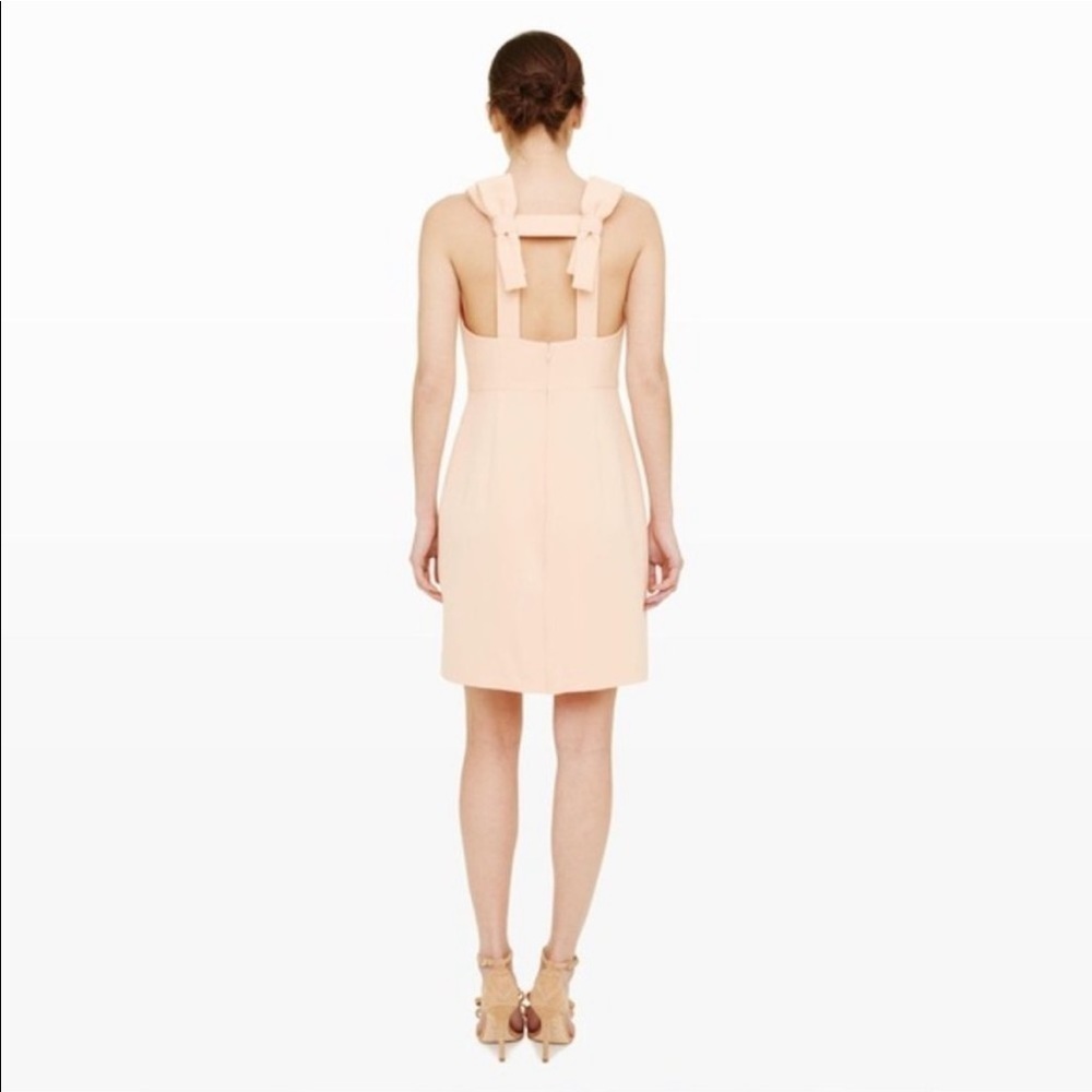 Club Monaco Peach Dellena Dress 10 - Picture 2 of 9